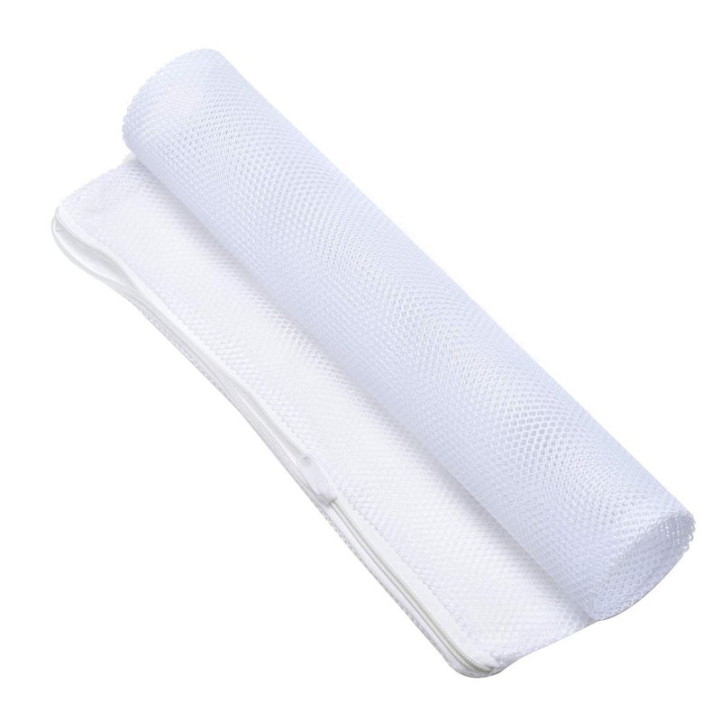 ALEGI Large Filter Media Bags,Aquarium Mesh Bags with Plastic Zipper,White Net Bags for Bio Balls, Ammonia Remover 17.8" by 13.5" (4pcs) - Image 4